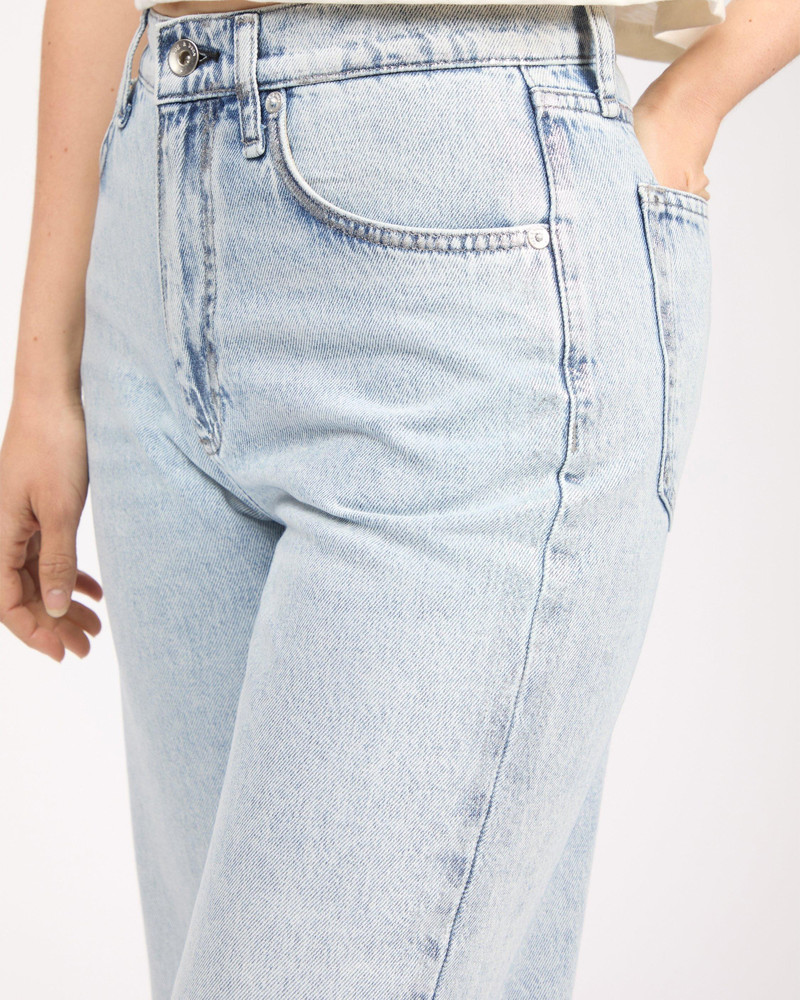 Shannon Relaxed Straight Jean High-Rise in Lightweight Rigid Denim 3