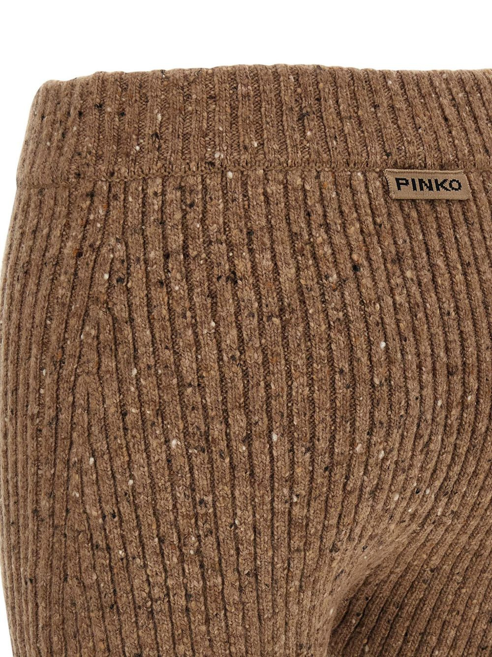 embellished ribbed shorts - 4
