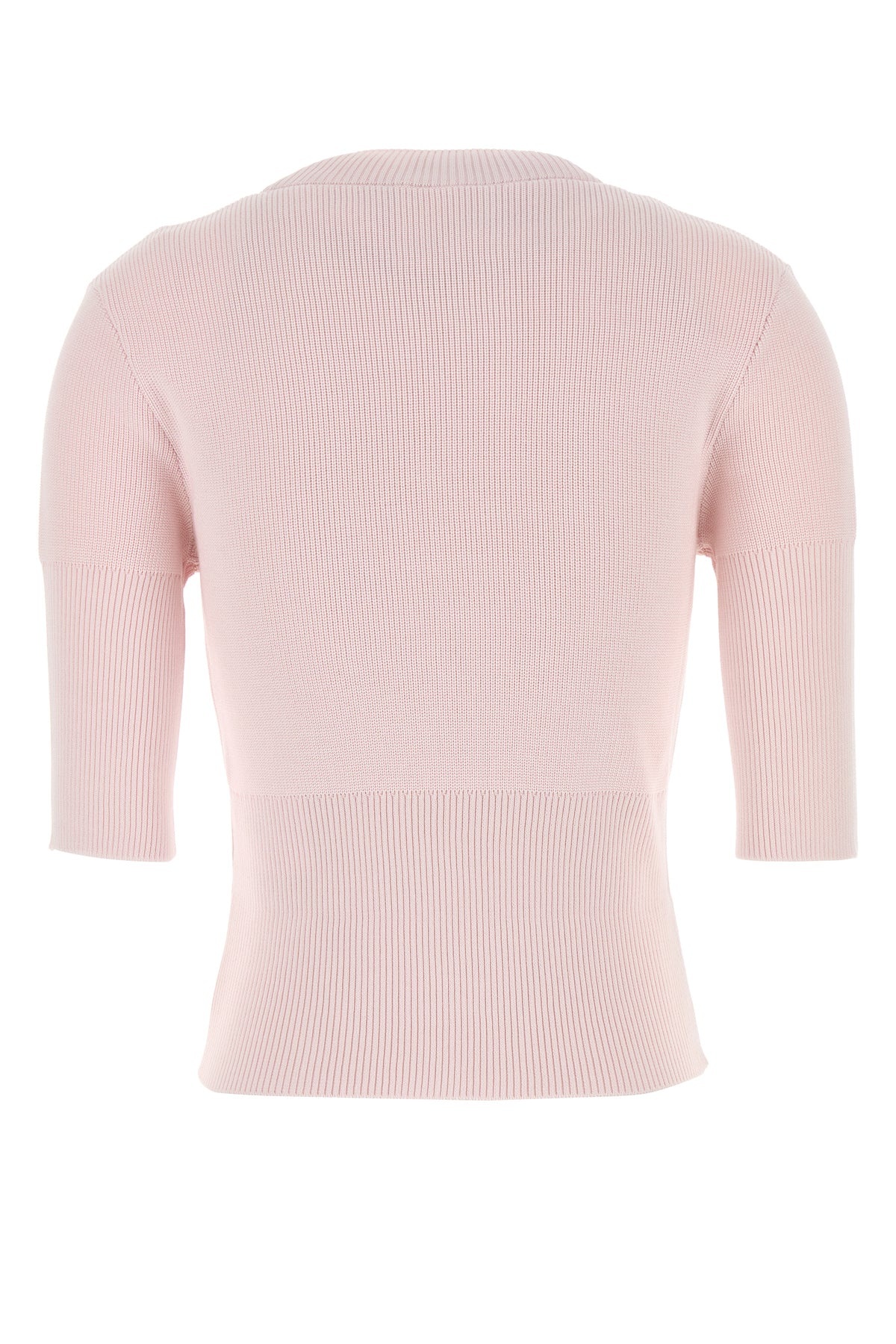 Pastel pink cotton blend sweater - 2
