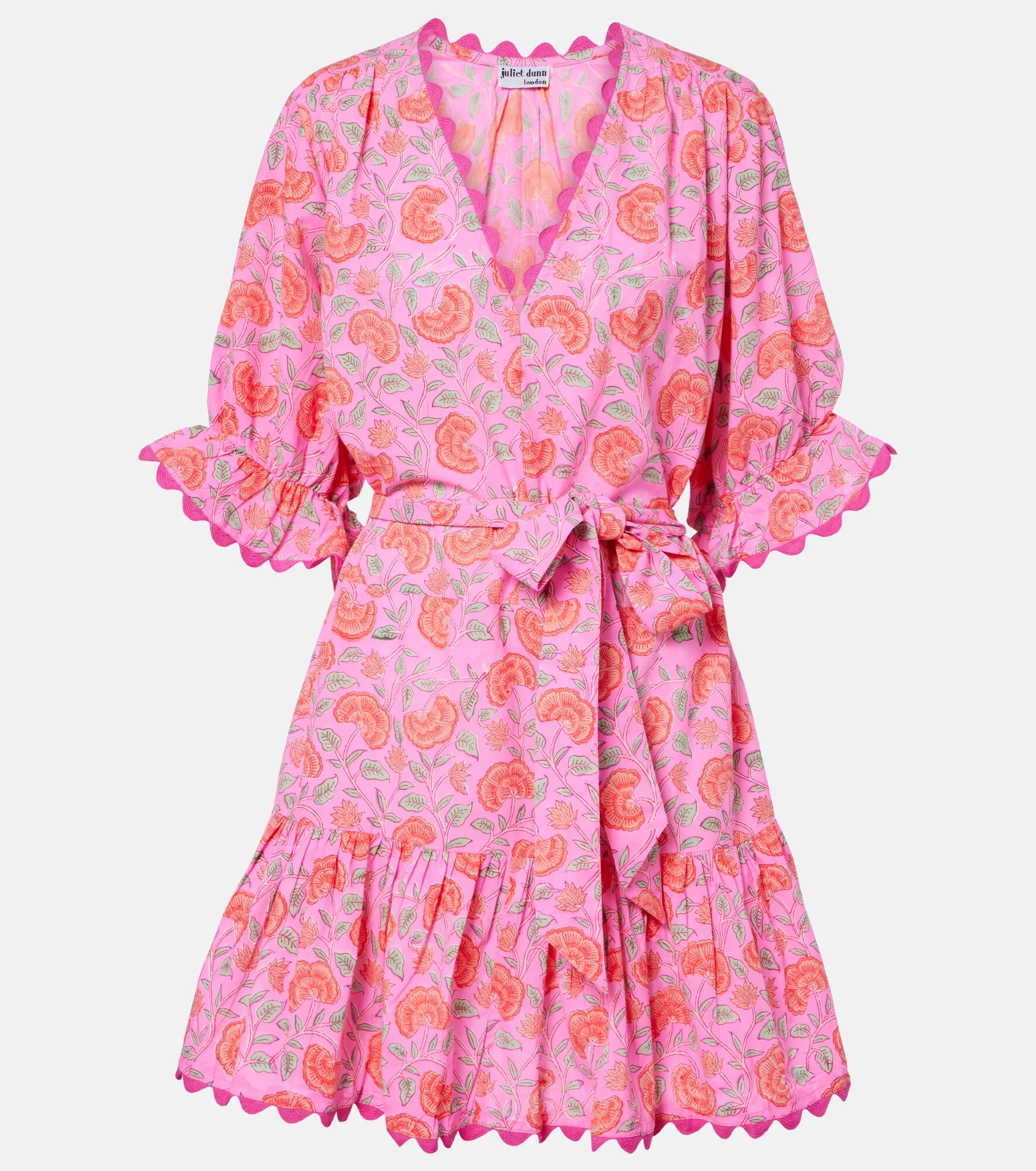 juliet dunn floral cotton mini dress Juliet Dunn Floral cotton minidress Juliet Dunn