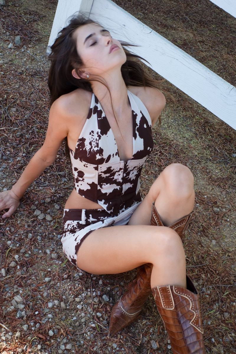 MARA CORSET - COW PRINT 1