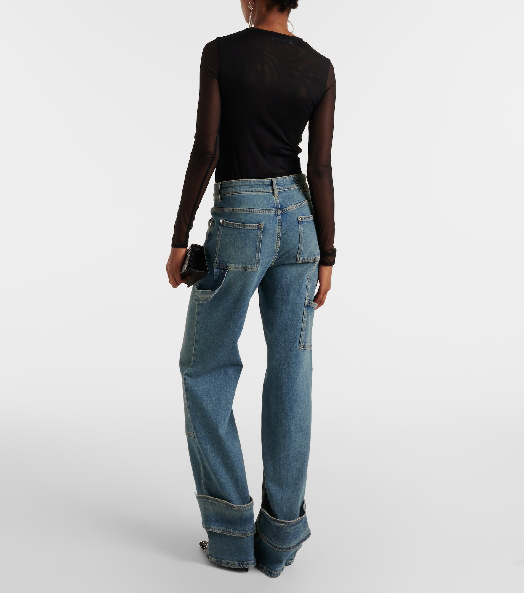 Low-rise tapered jeans - 3