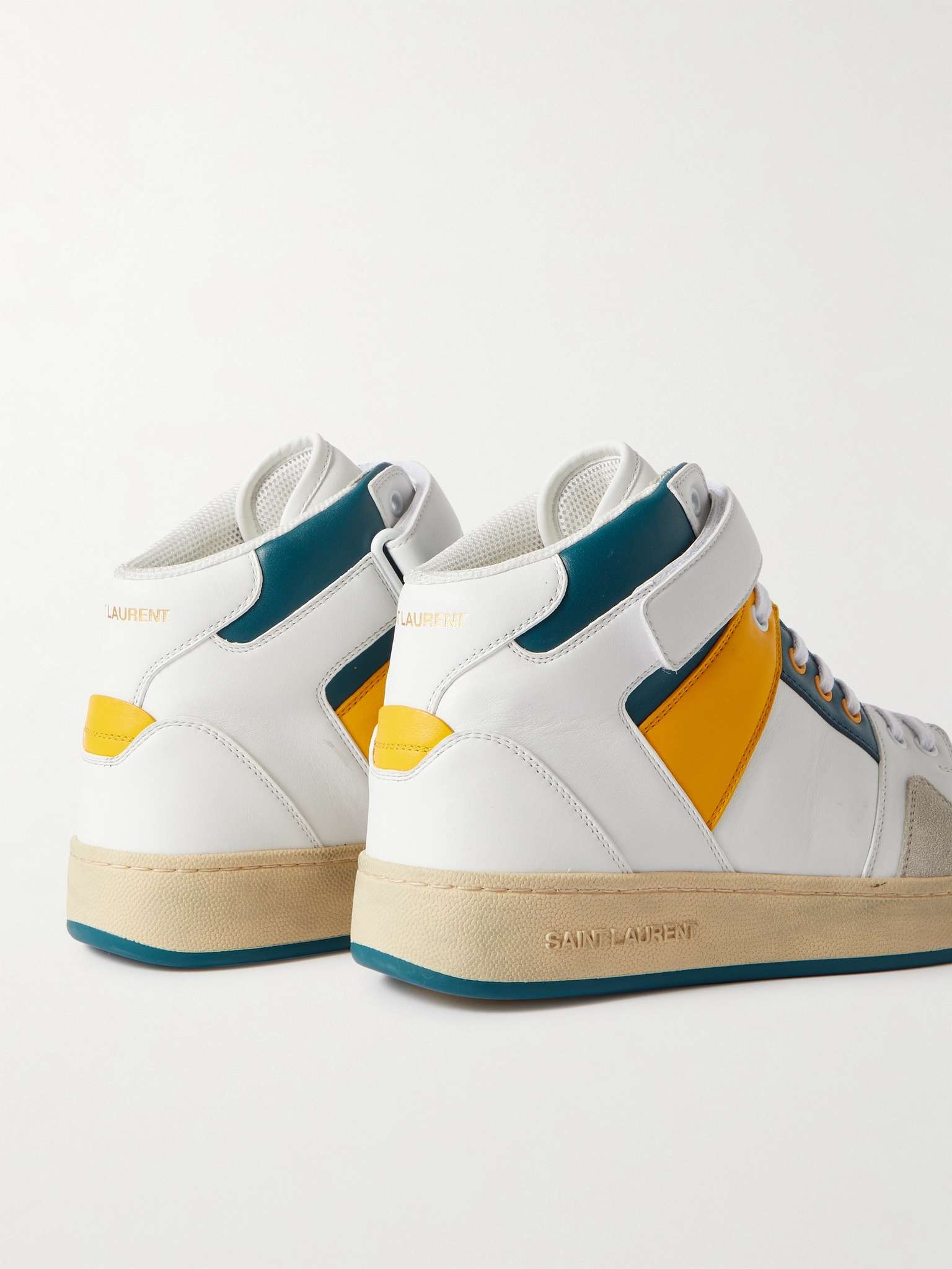 注目◇LAX ミッドトップ Sneaker◇Saint Laurent Lax High-Top Sneakers in Leather - Saint Laurent - Men | WE