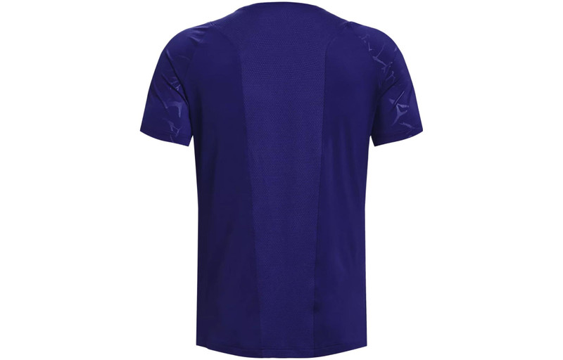Under Armour Under Armour Rush Emboss Short Sleeve T-Shirt 'Blue' 1376790-468 outlook