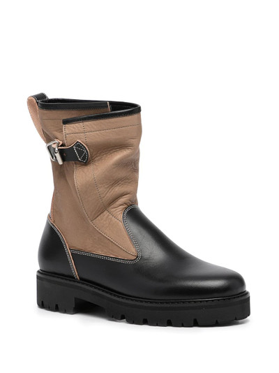 Y's panelled ankle boots outlook