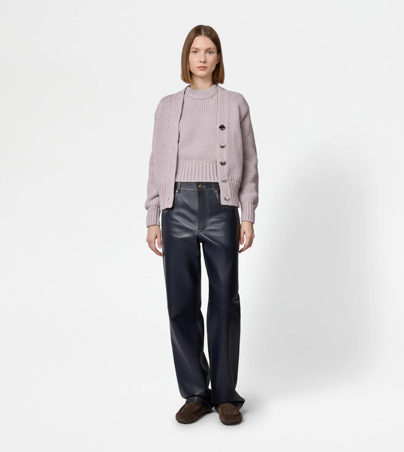 Tod's COTTON BLEND CARDIGAN - VIOLET outlook