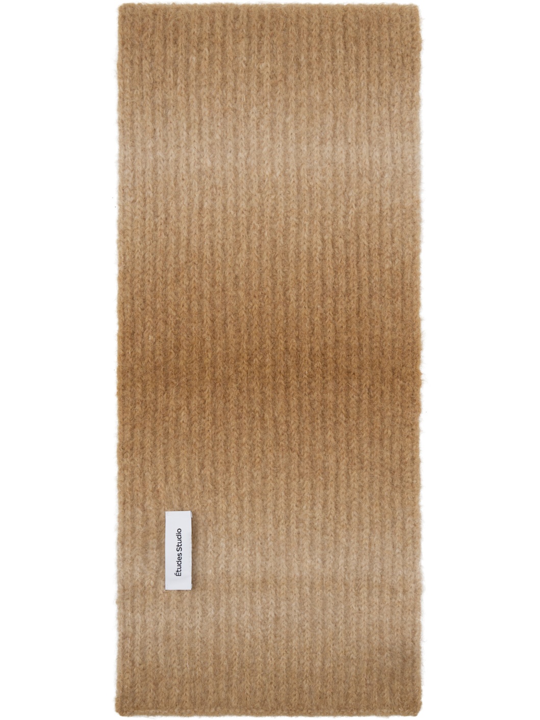 Tan Alpaca Scarf - 2