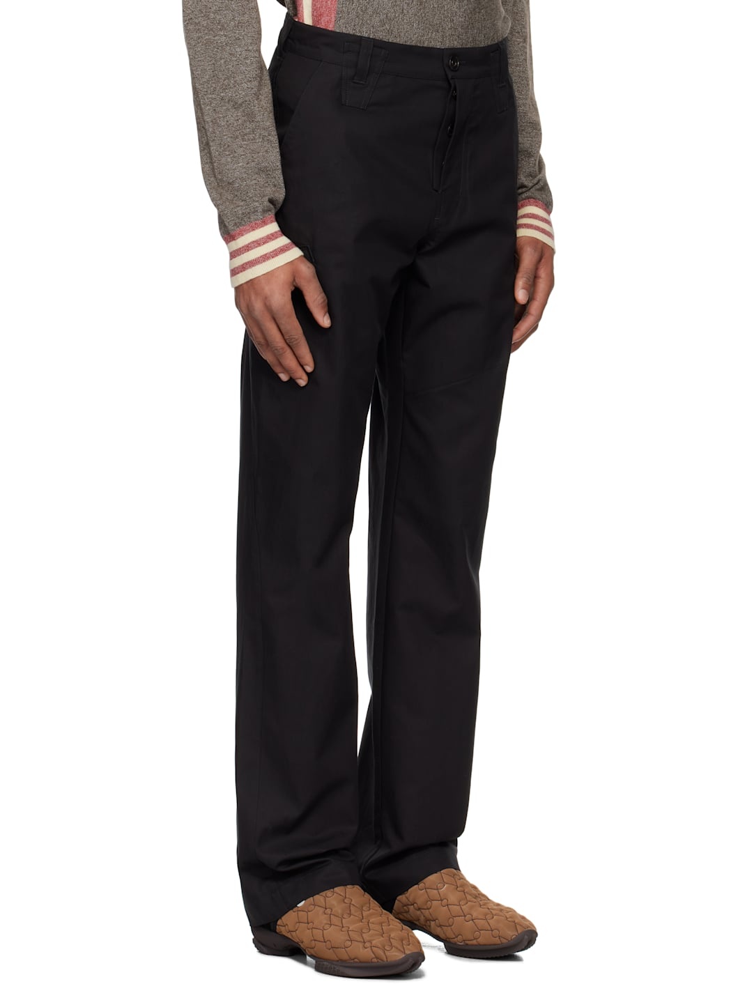Black Zafar Cargo Pants - 2