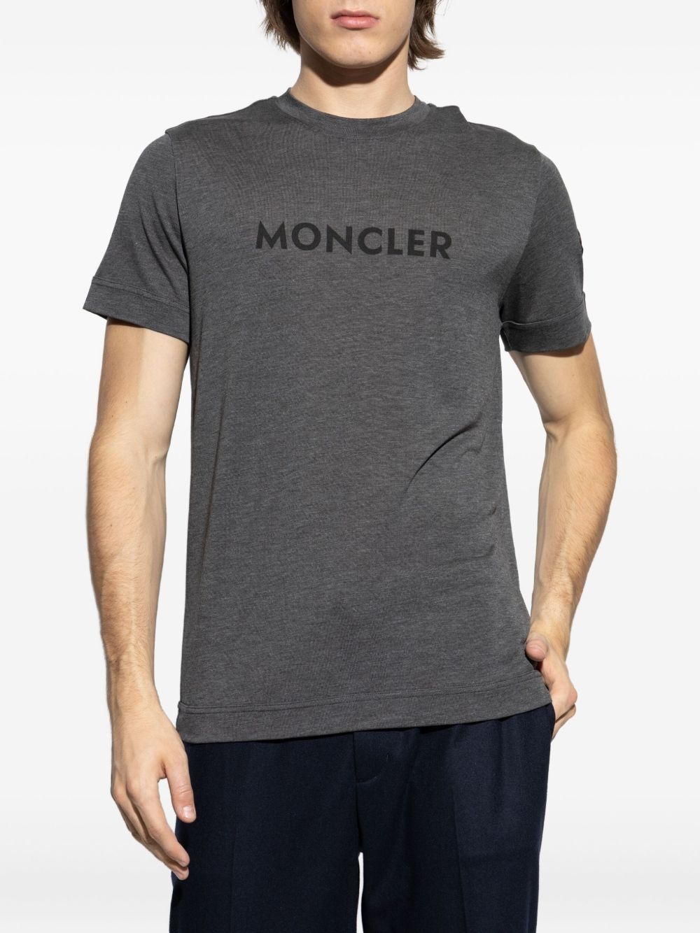 logo-print short-sleeve T-shirt - 3