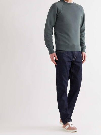 TOM FORD Garment-Dyed Cotton-Jersey Sweatshirt outlook