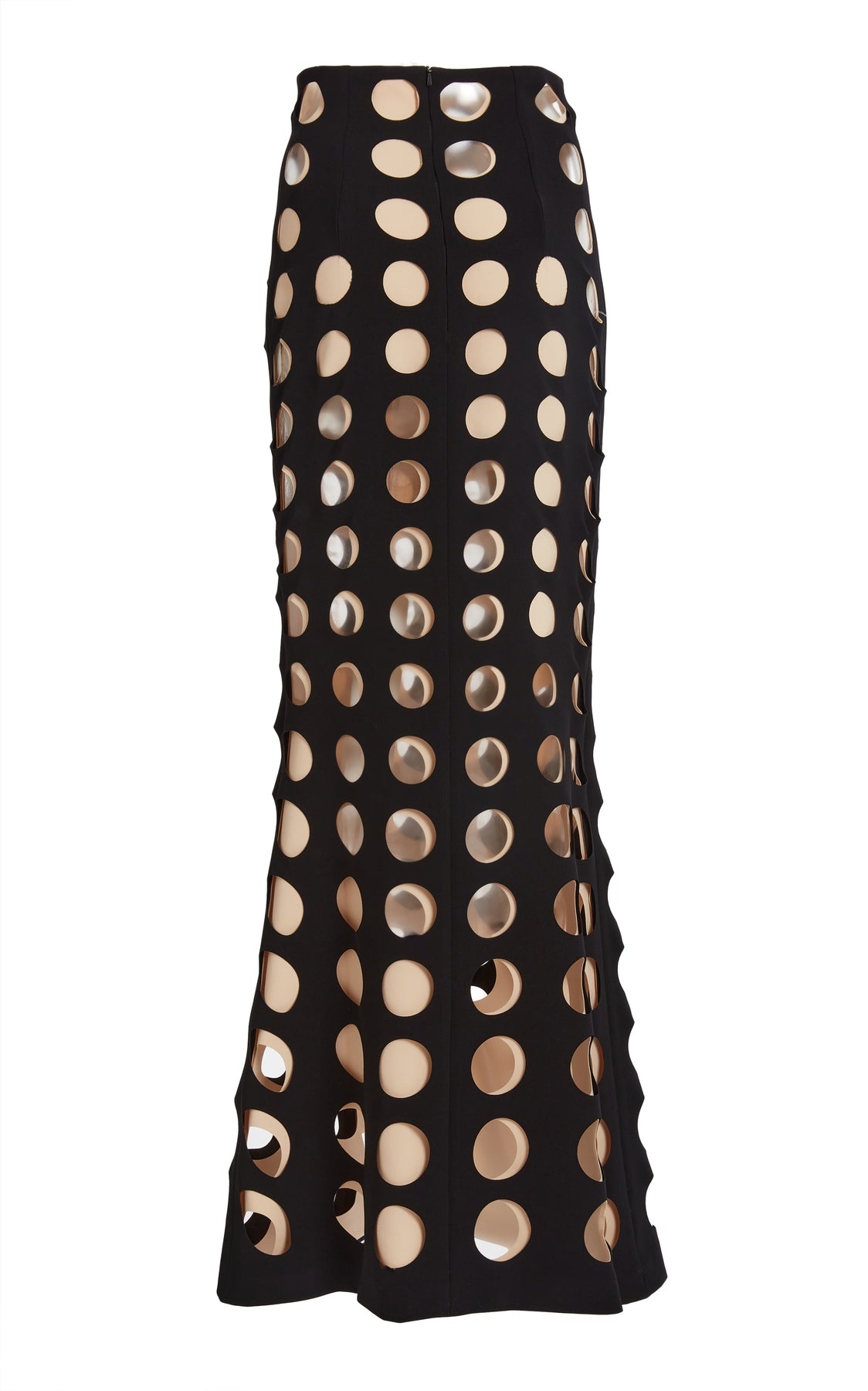 LAYERED HOLE SKIRT BLACK NUDE - 9