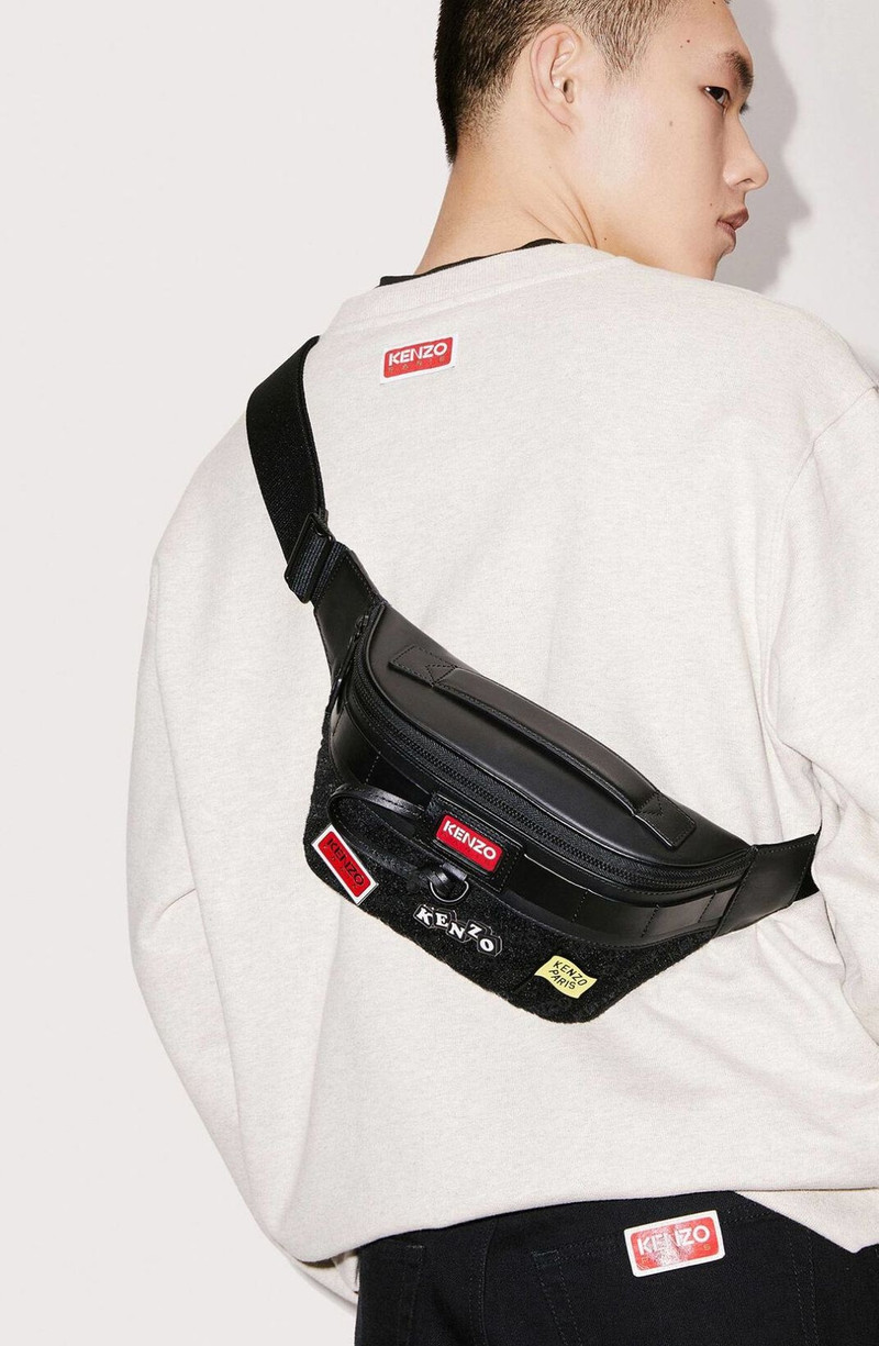 KENZO KENZO Jungle leather belt bag outlook