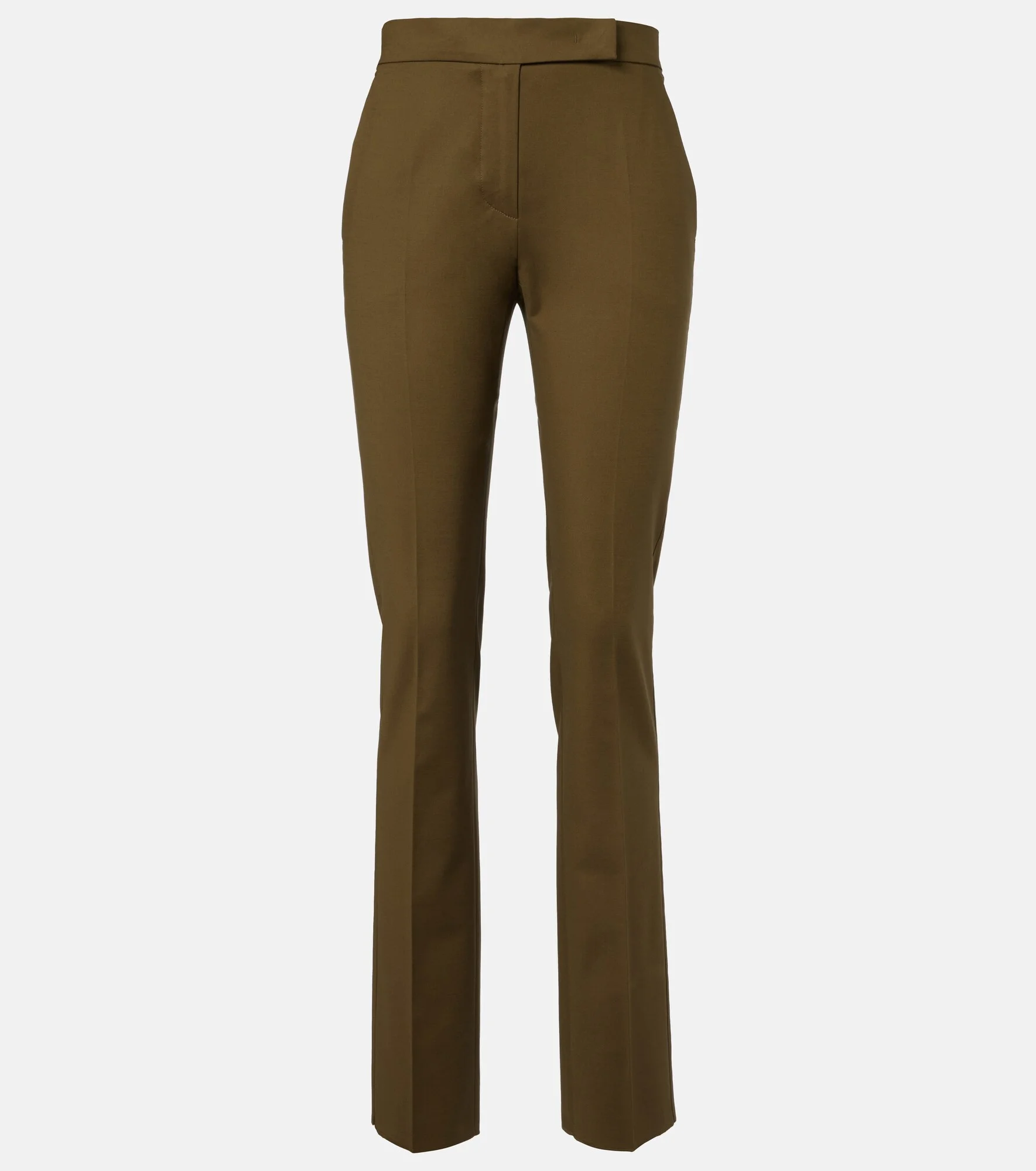 Cotton-blend slim pants - 1