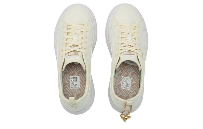 PUMA (WMNS) PUMA Suede Mayu Canvas 'Pristine' 383165-01 outlook