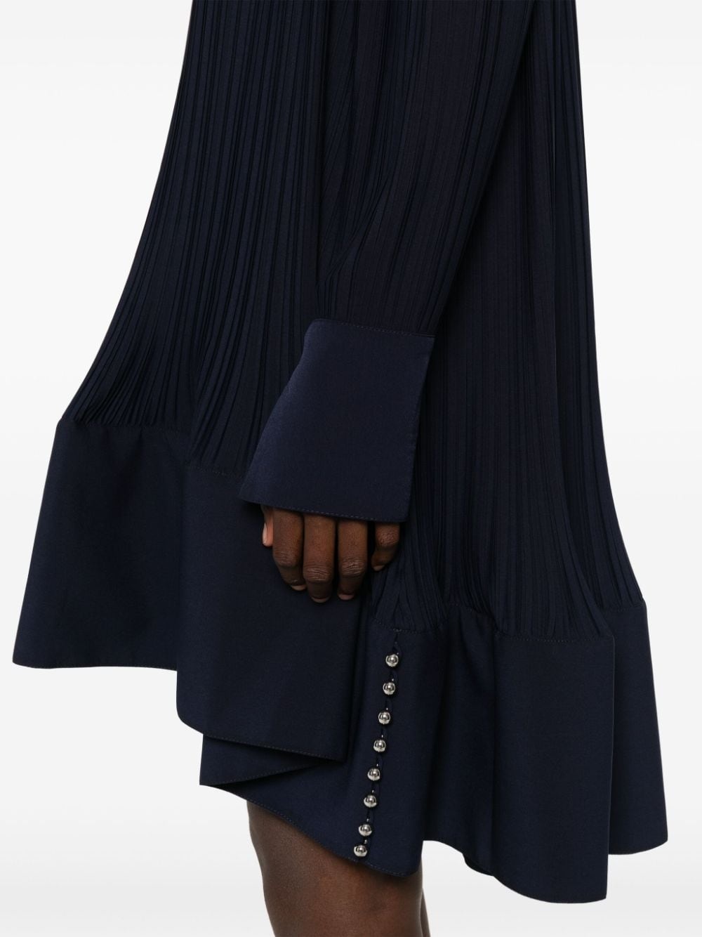 pleated midi dress - 5
