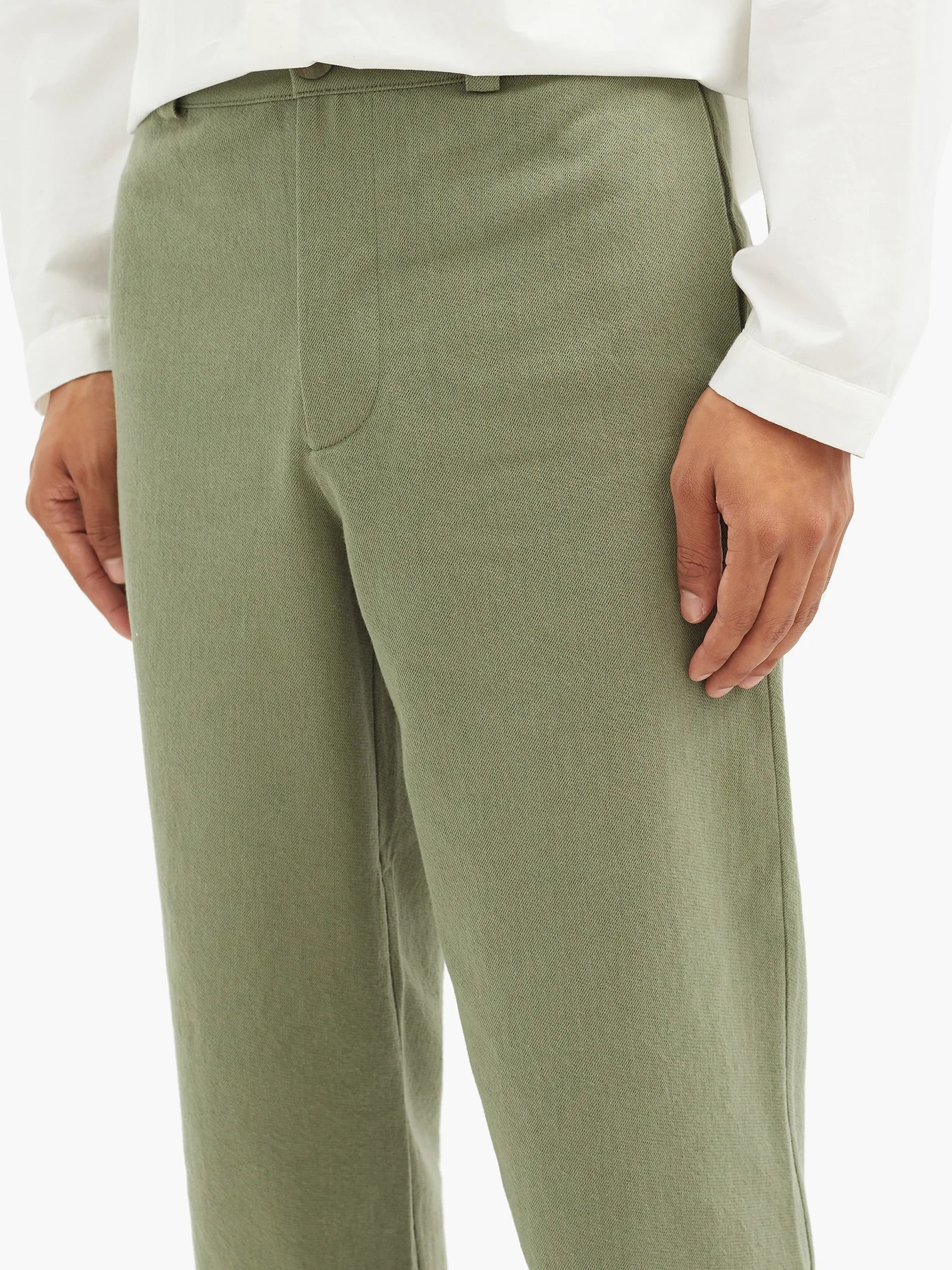 The Bricklayer cotton-blend cropped trousers - 3