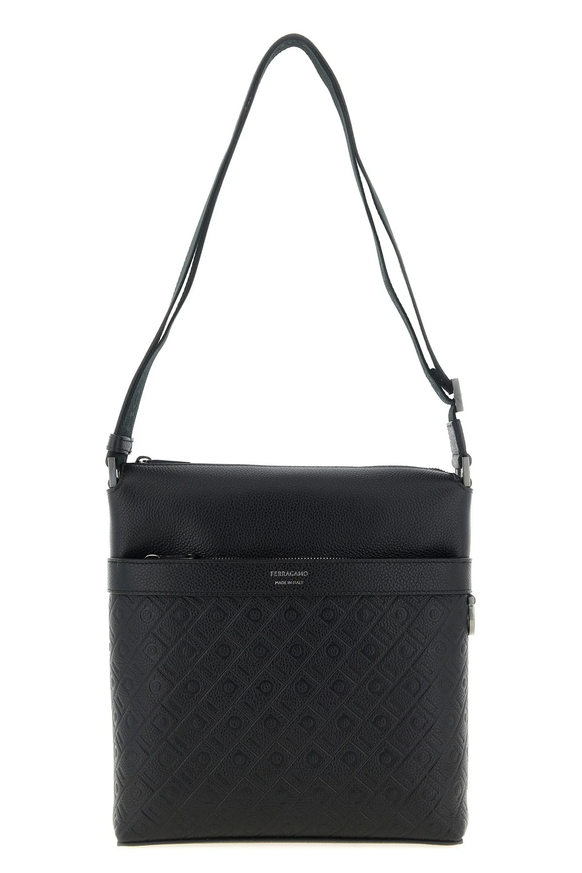 'Ferragamo Monogram' Messenger Crossbody Bag - 1