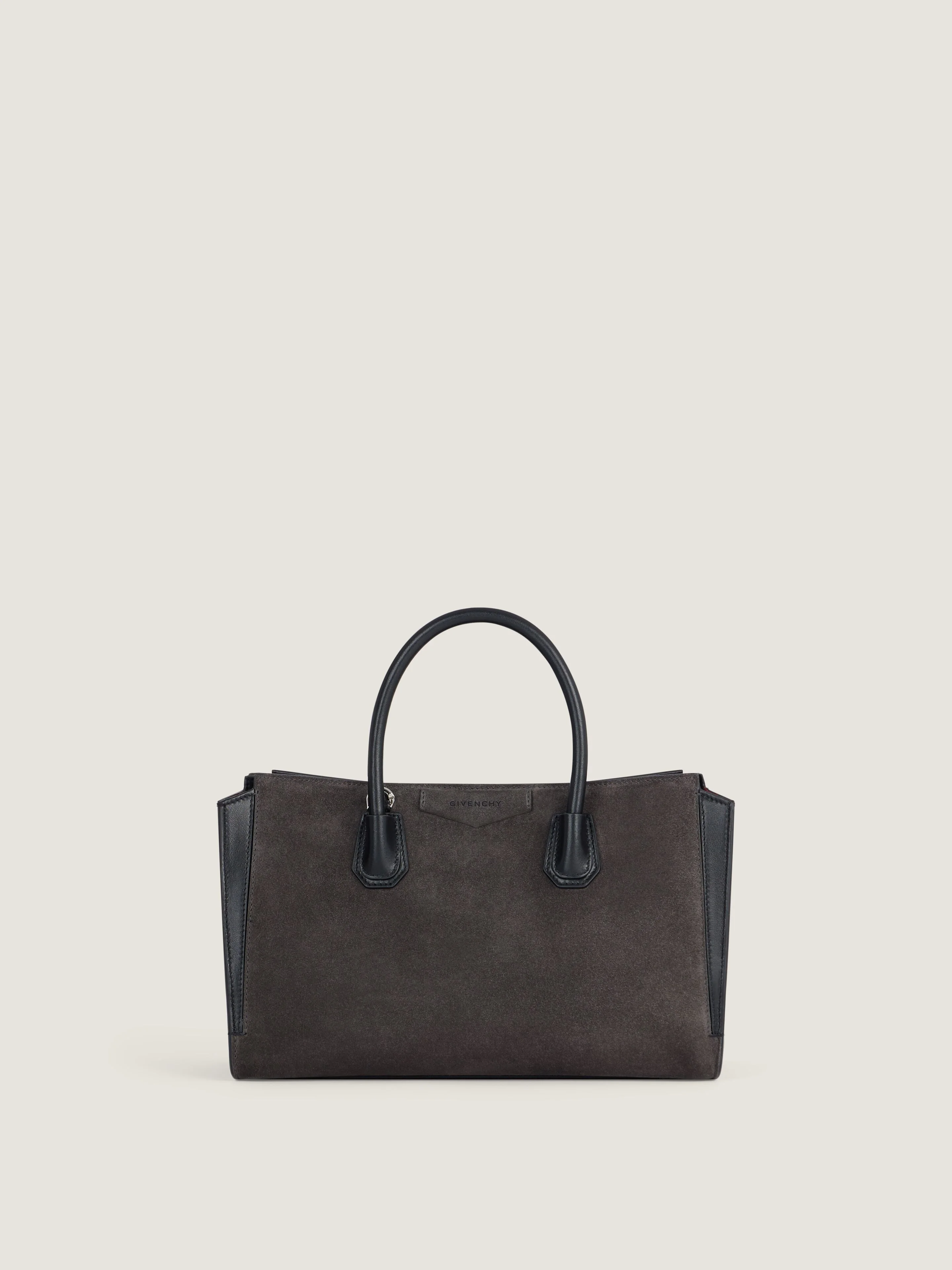 SMALL ANTIGONA CATCHALL BAG IN SUEDE LEATHER - 1