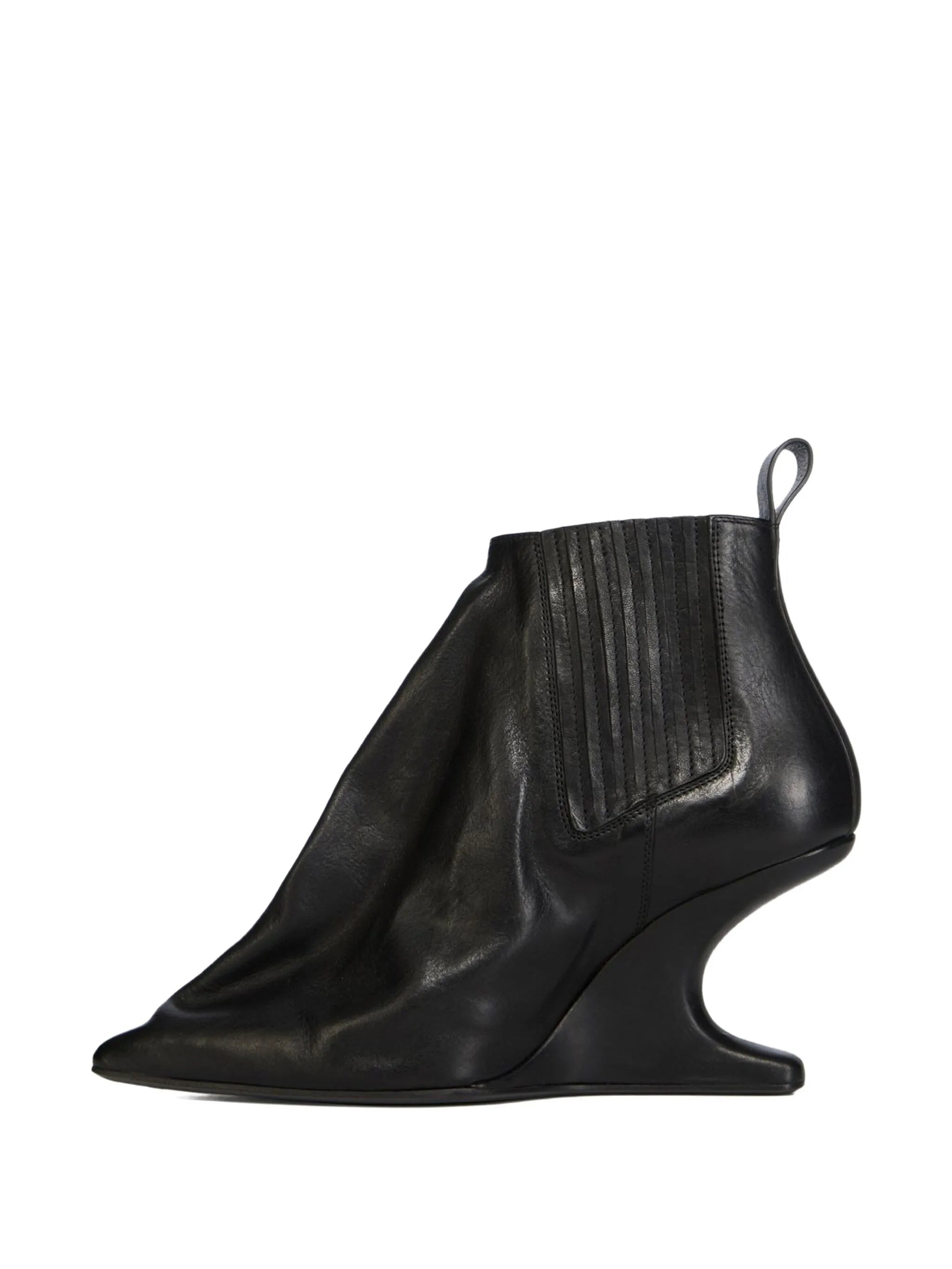 Rick Owens 80mm Taco Boots - 3