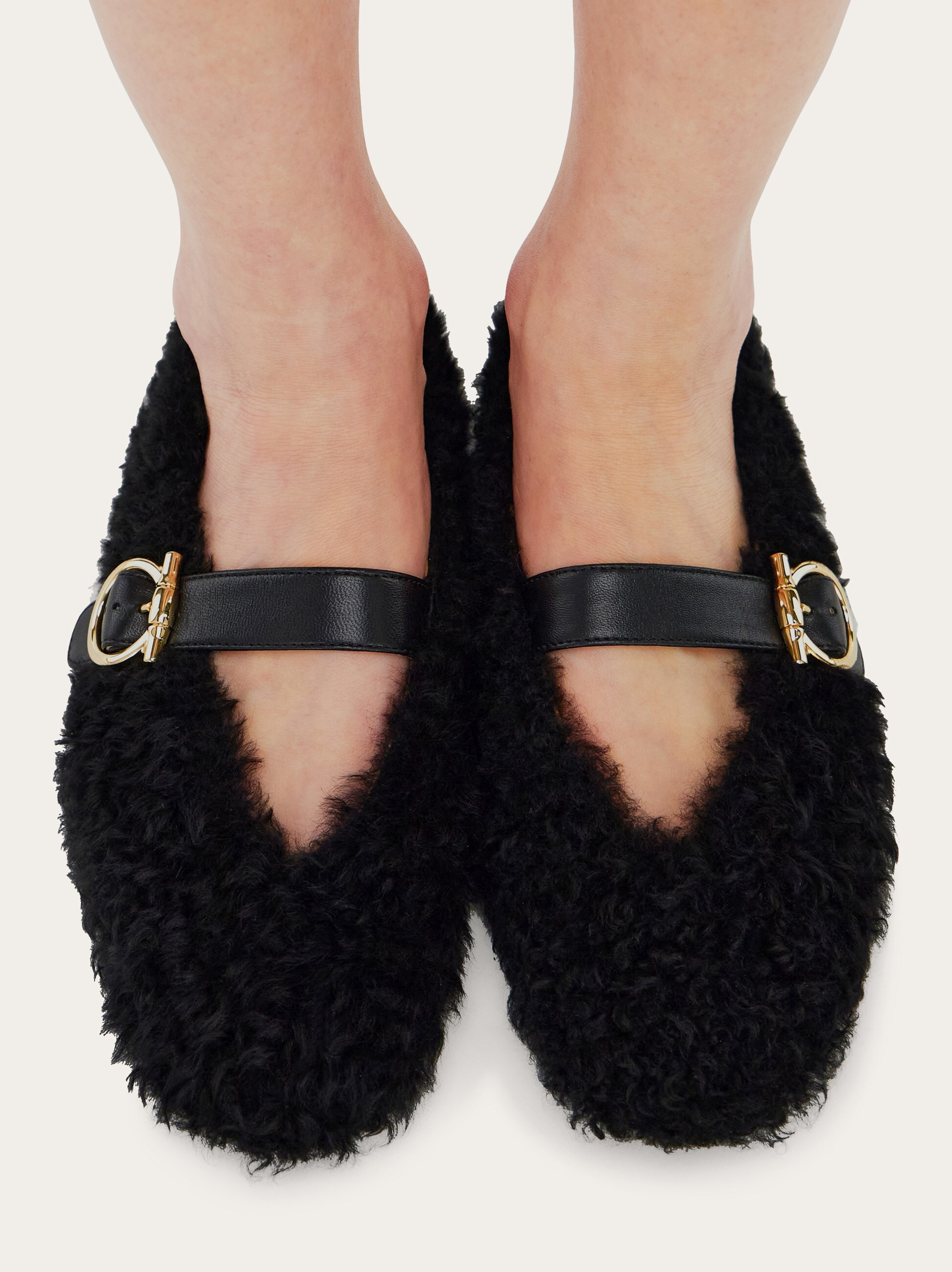 Shearling ballet flat - 7