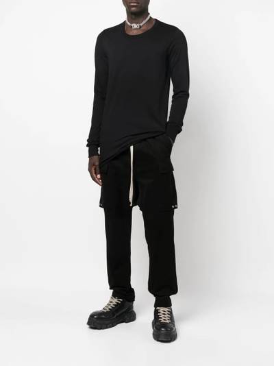 Rick Owens drawstring cargo trousers outlook