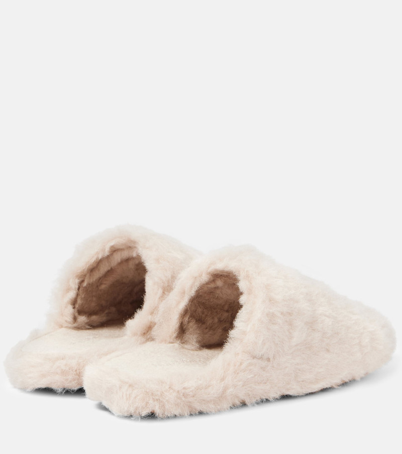 Max Mara Teddy slippers outlook