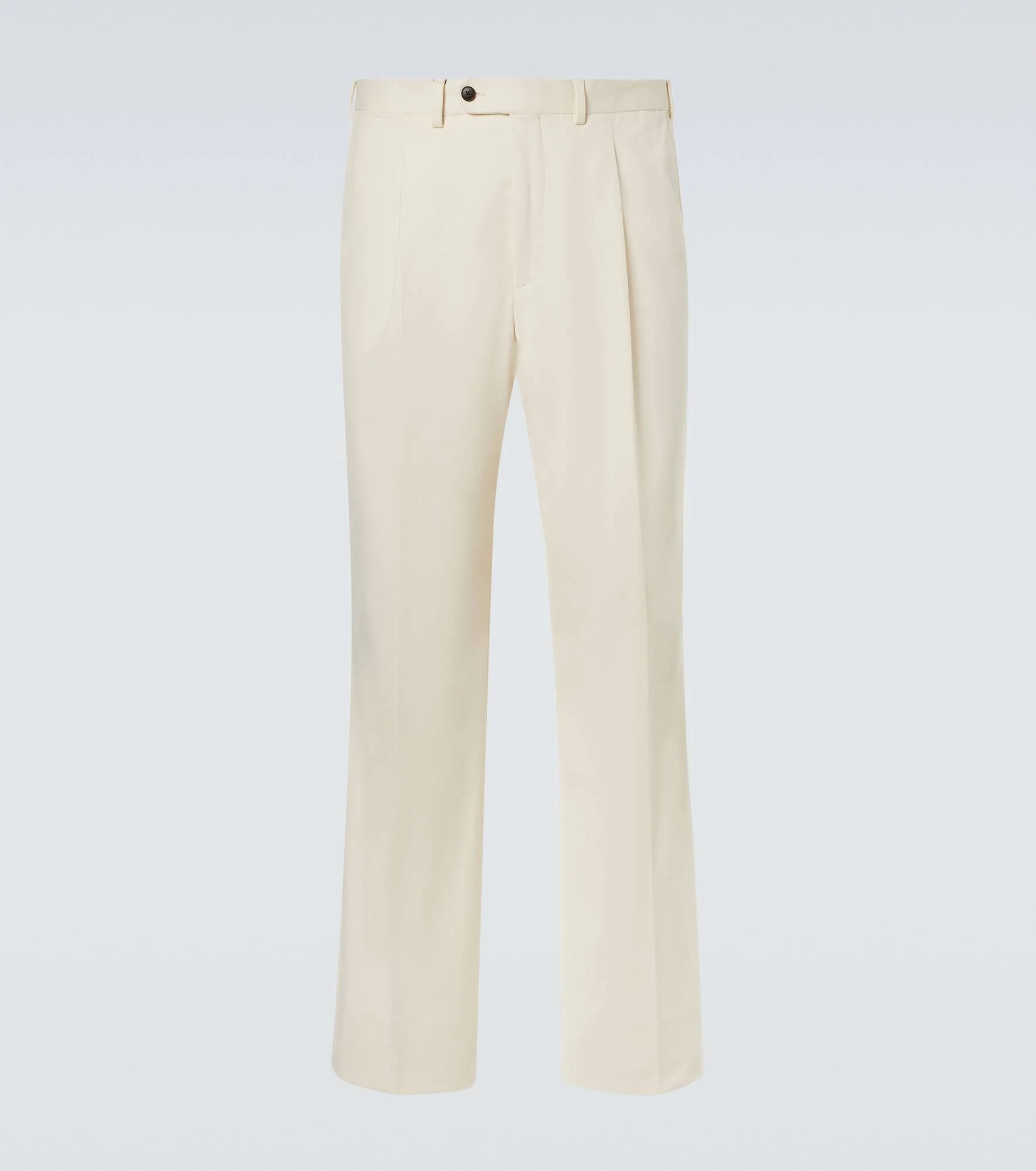 Cotton straight pants - 1