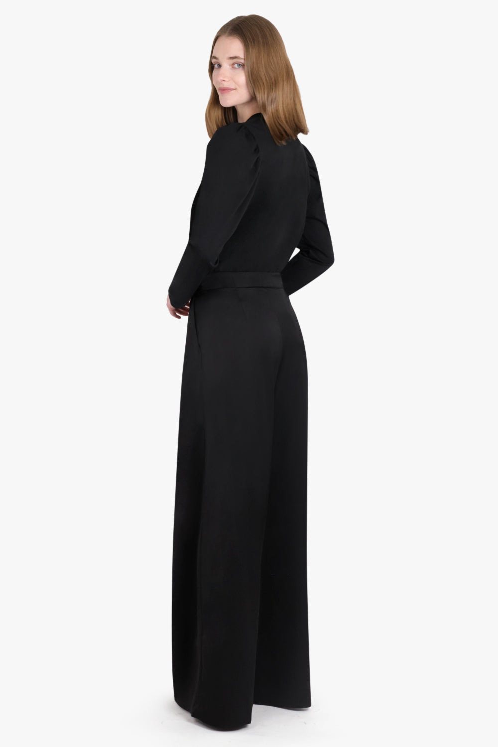 WIDE LEG TAILORED PANT | BLACK - 3