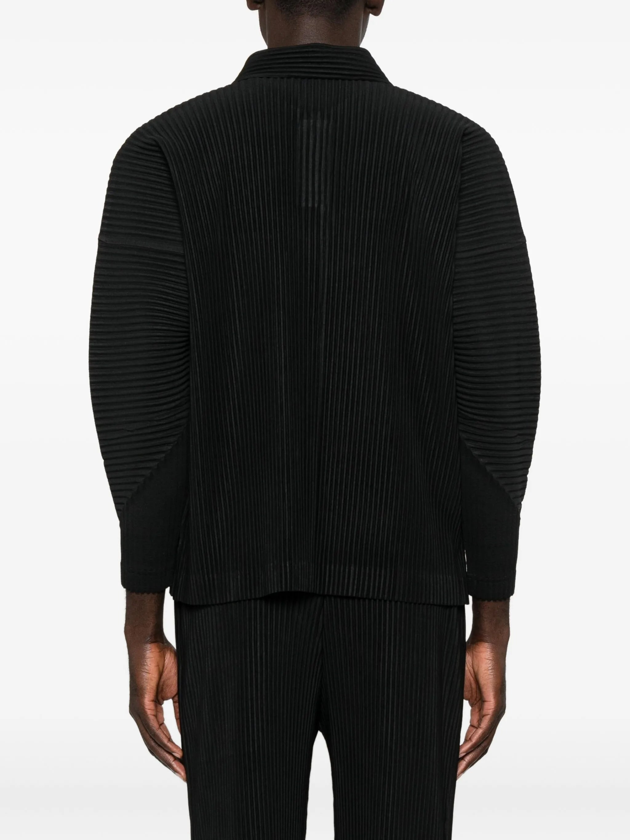 pleated polo shirt - 4