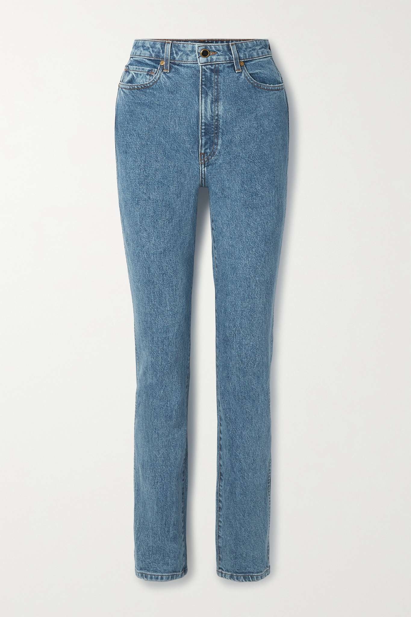 Daria high-rise slim-leg jeans - 1