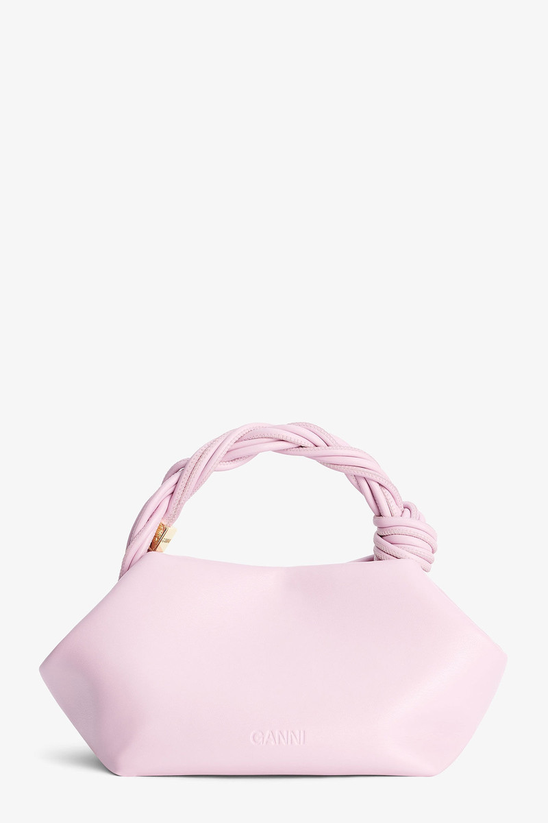 LIGHT PINK SMALL GANNI BOU BAG 1