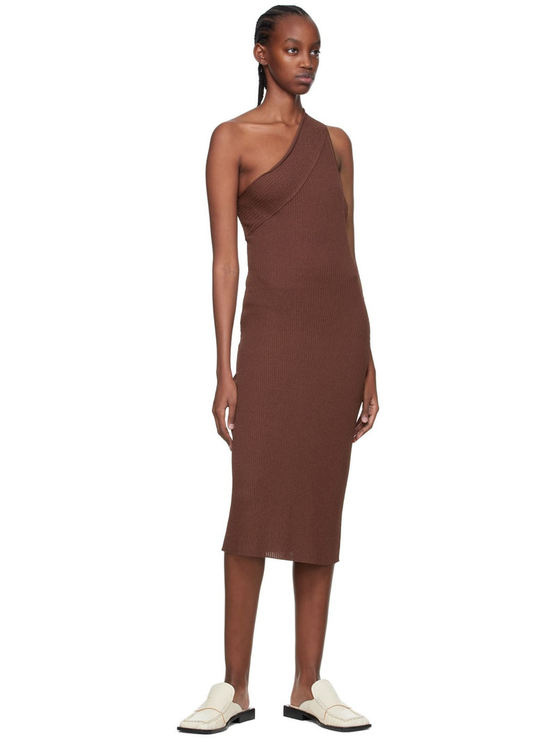 AERON Brown Martina Midi Dress outlook