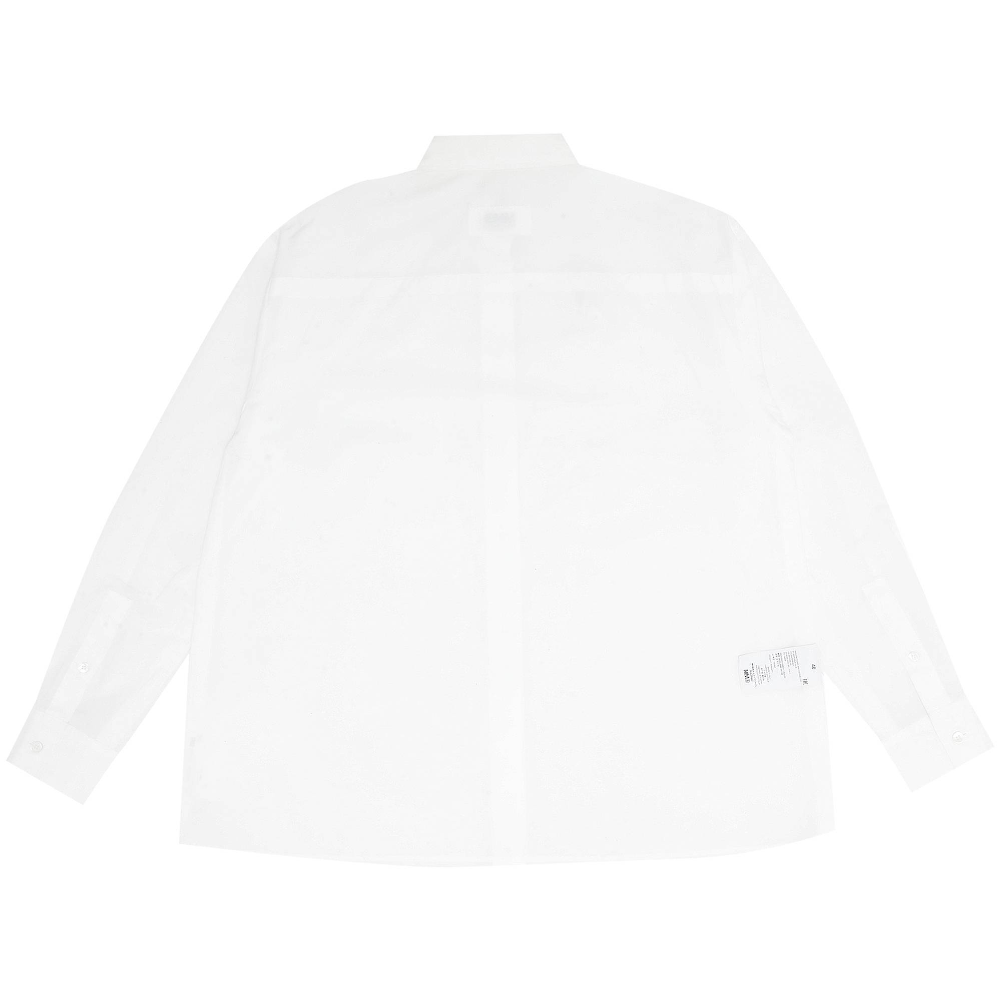 MM6 Maison Margiela Reversed Poplin Shirt 'White' - 2