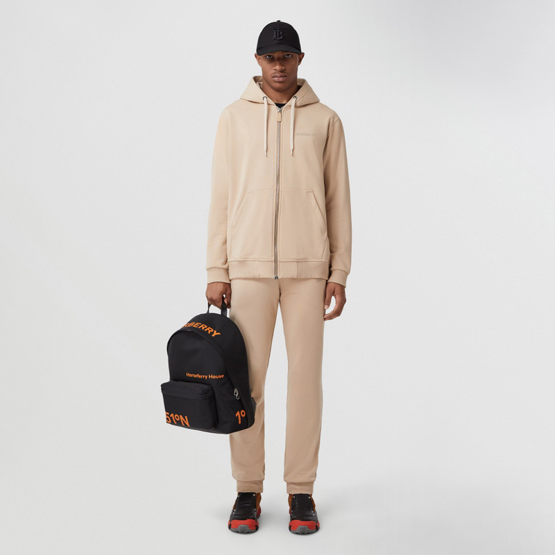 Logo Print Stretch Cotton Jogging Pants 4