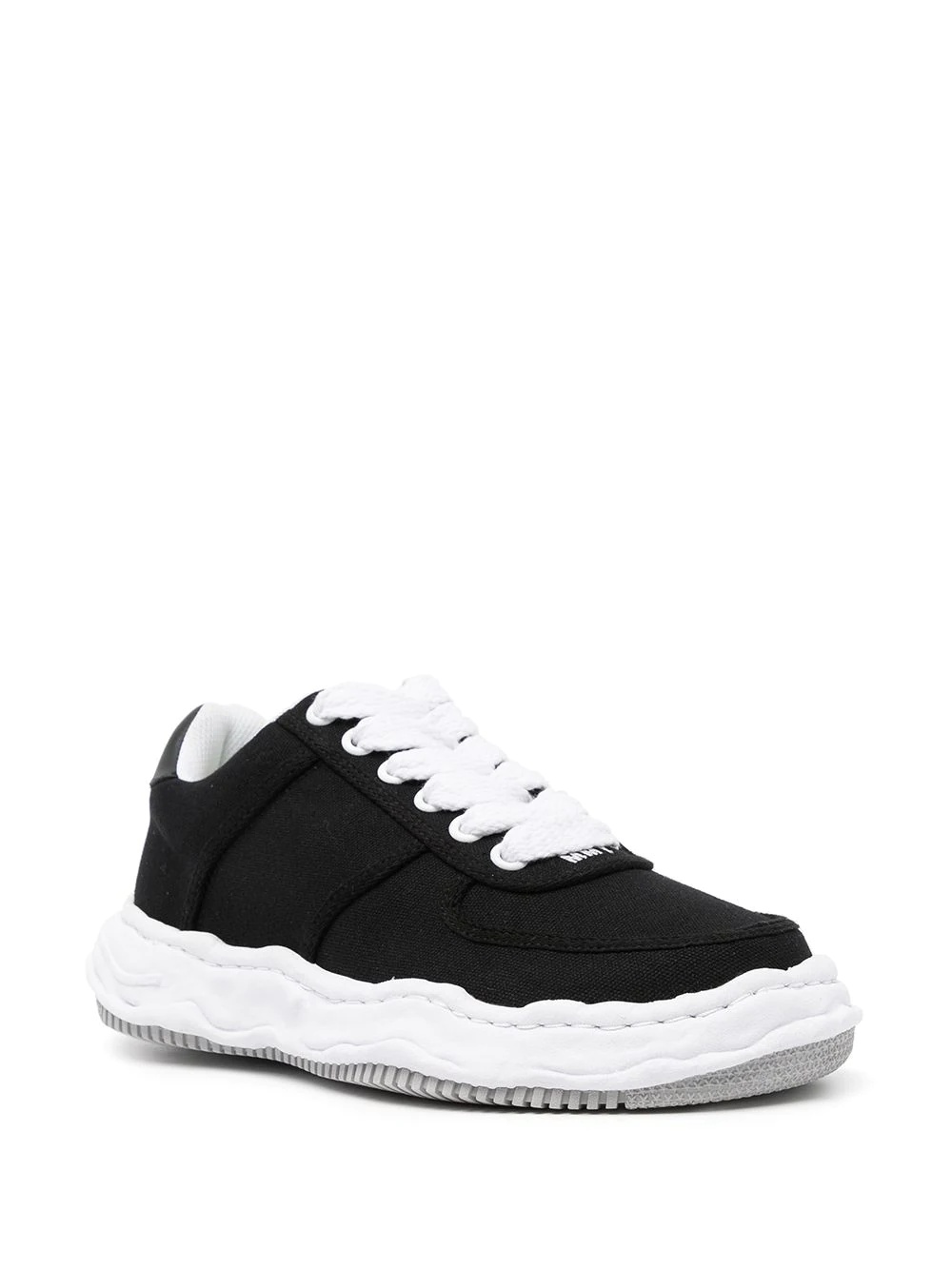 warped-sole low-top sneakers - 2