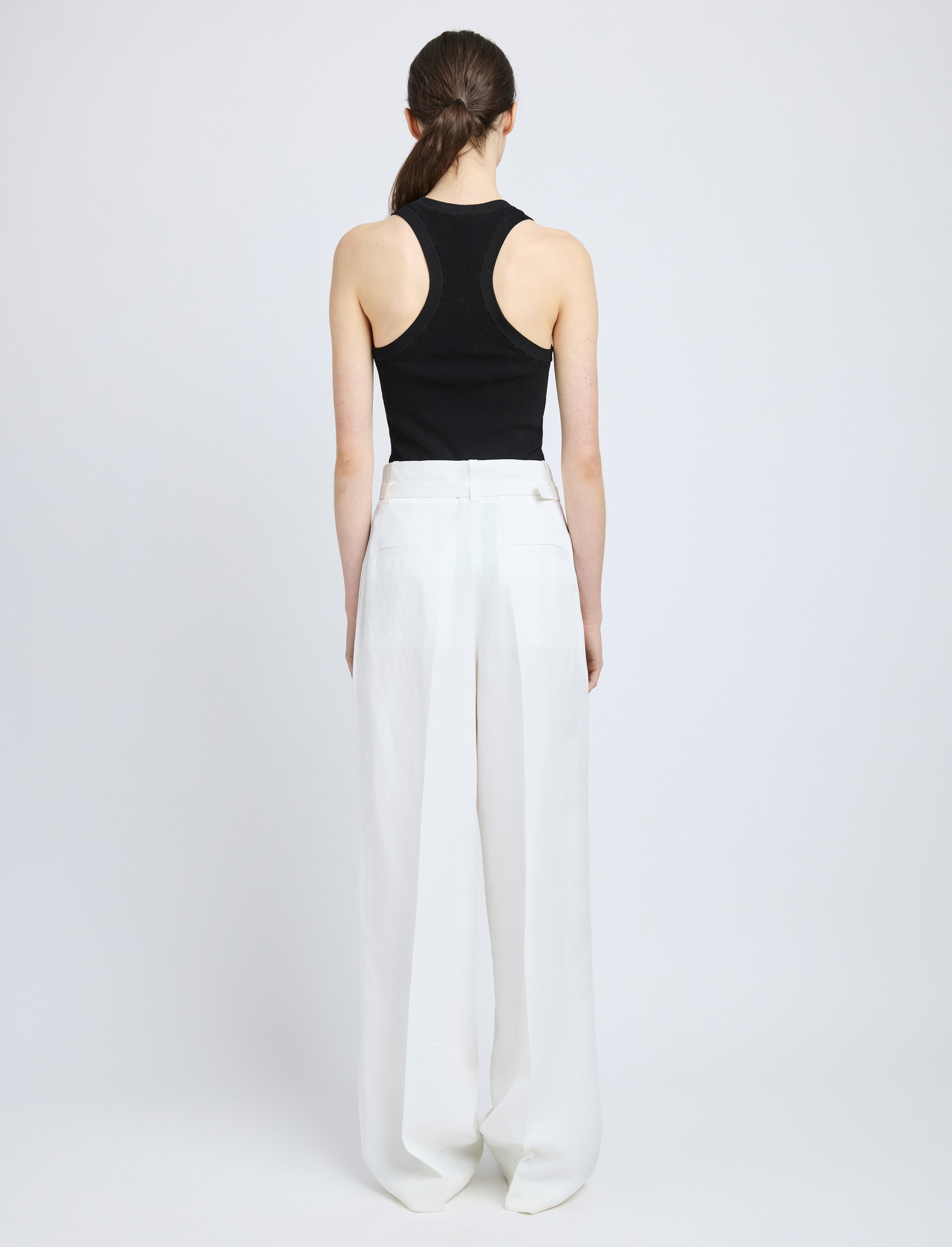 Jules Pant in Linen Viscose - 4