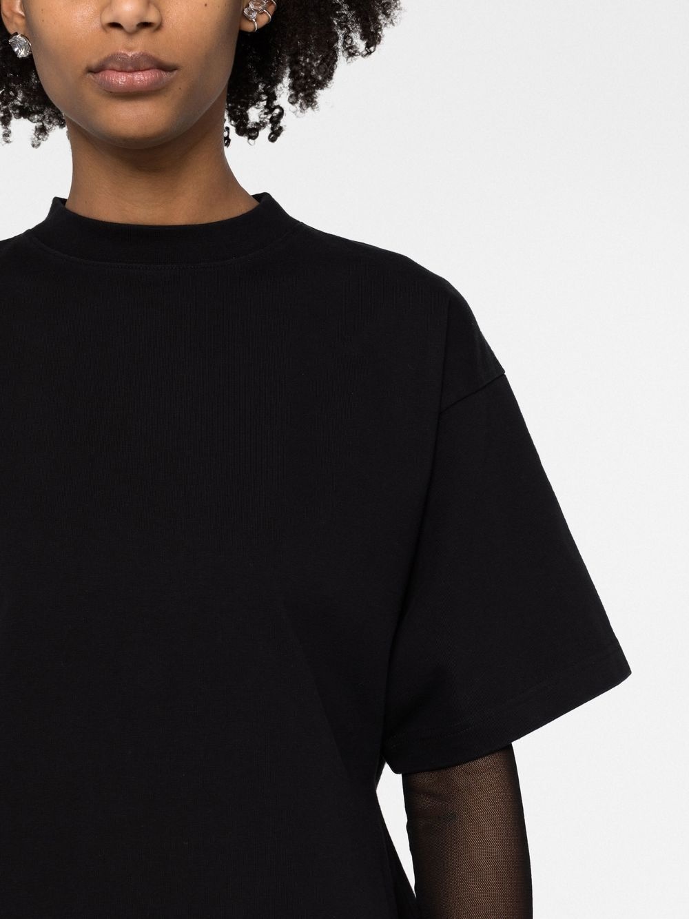 Hourglass cotton T-shirt dress - 5