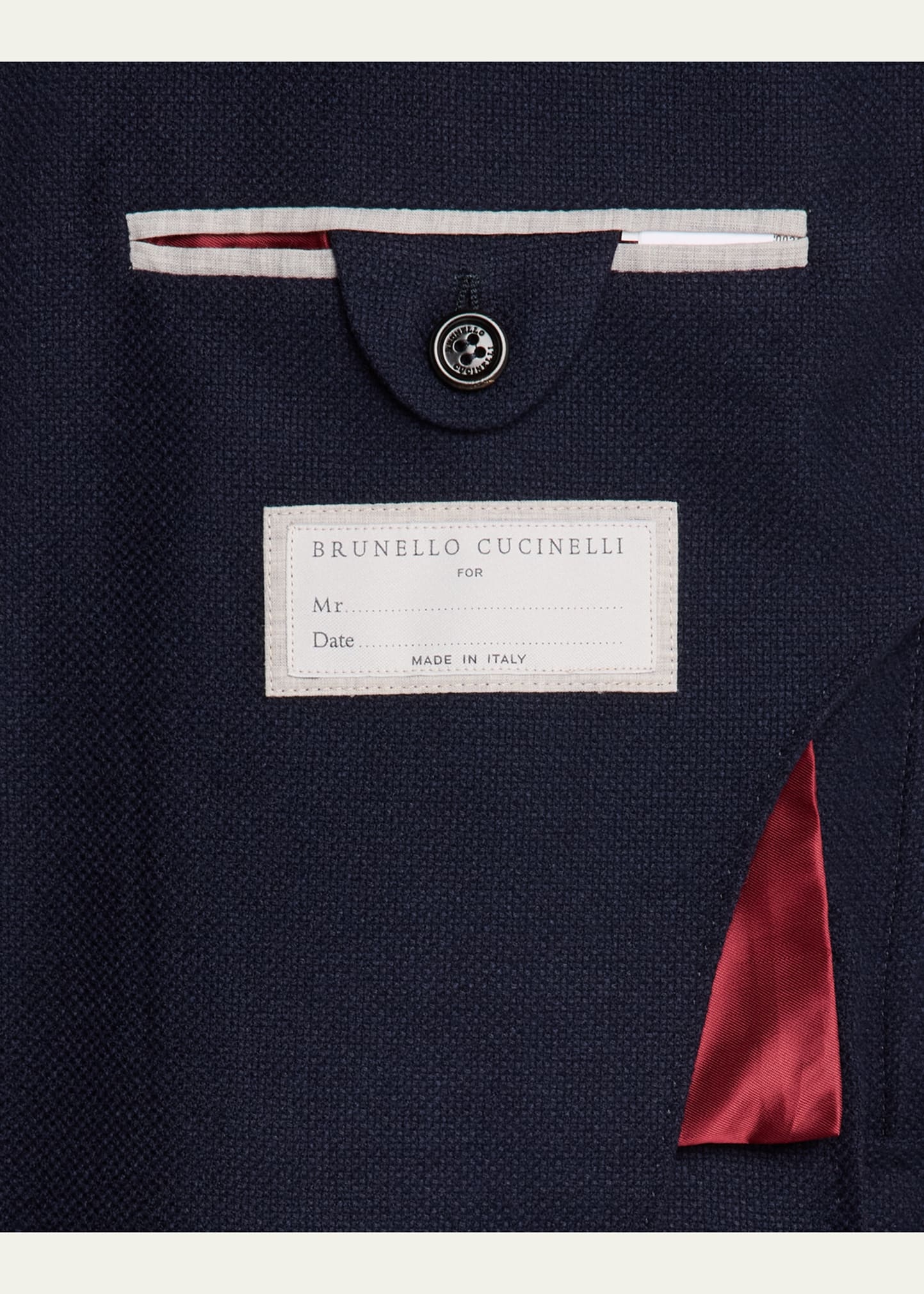 Men's Cashmere Hopsack Sport Coat - 5