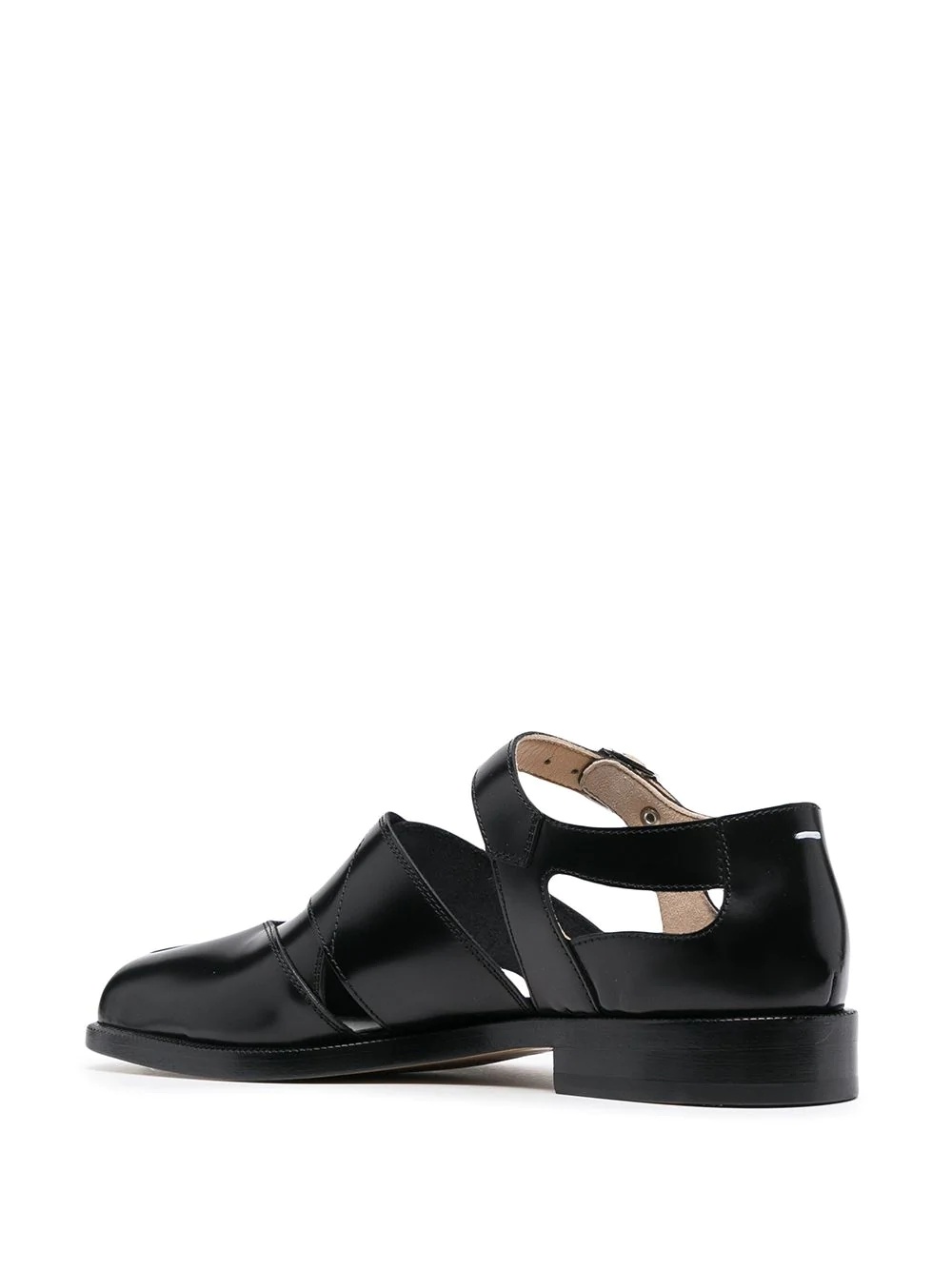 Tabi cut-out leather sandals - 3