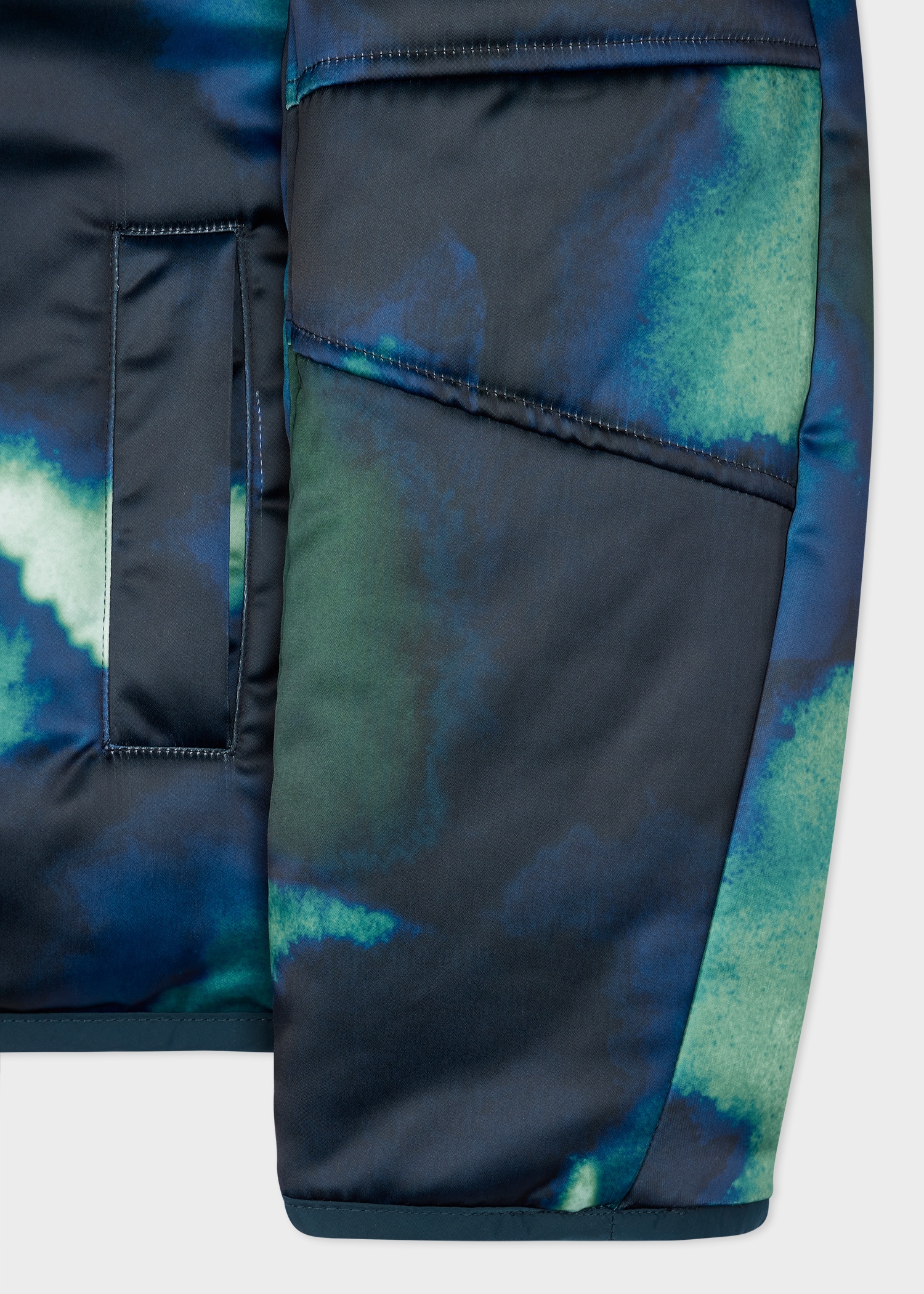 Women's Peacock Blue 'Aurora' Reversible Quilted Jacket - 3