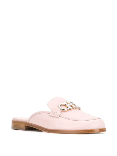 Salvatore Ferragamo buckle detail slippers outlook