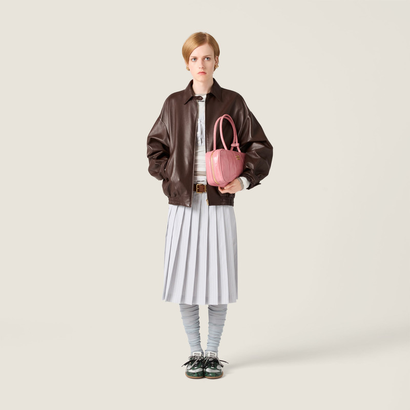Miu Miu Nappa leather blouson jacket outlook