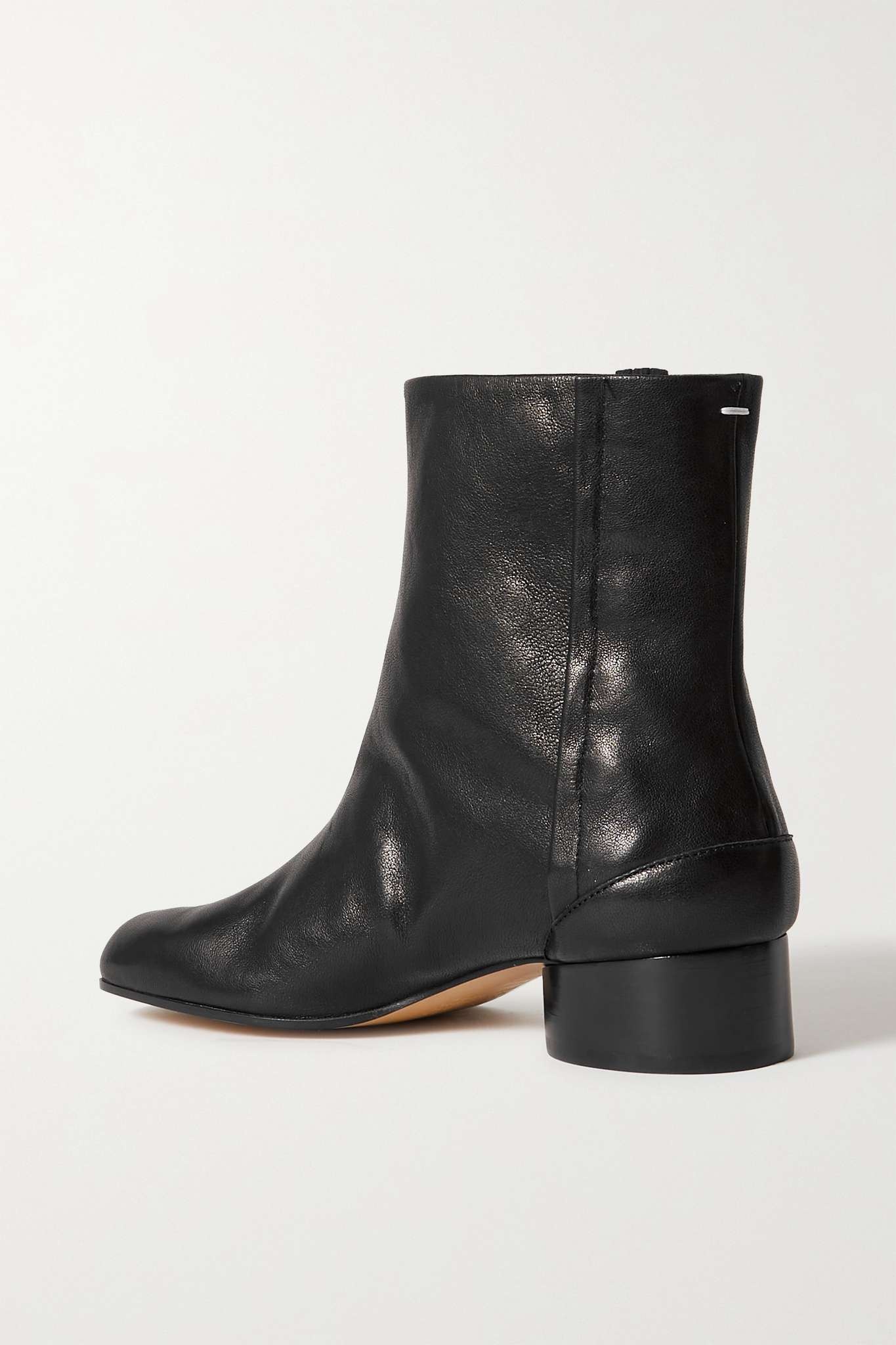 Tabi split toe leather ankle boots - 3