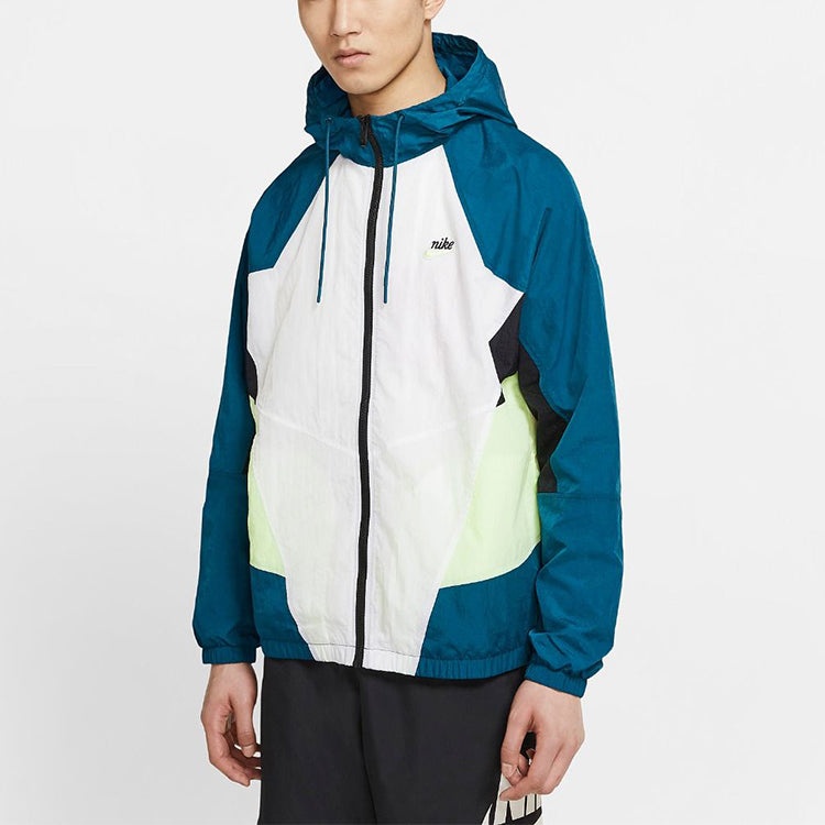 Nike Heritage Windrunner Woven Jacket Coat Blue  CJ4359-499 - 3