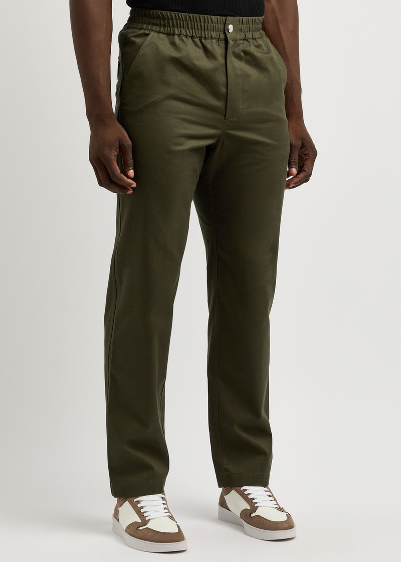 Maison Kitsuné Maison Kitsuné Straight-leg Cotton Trousers outlook