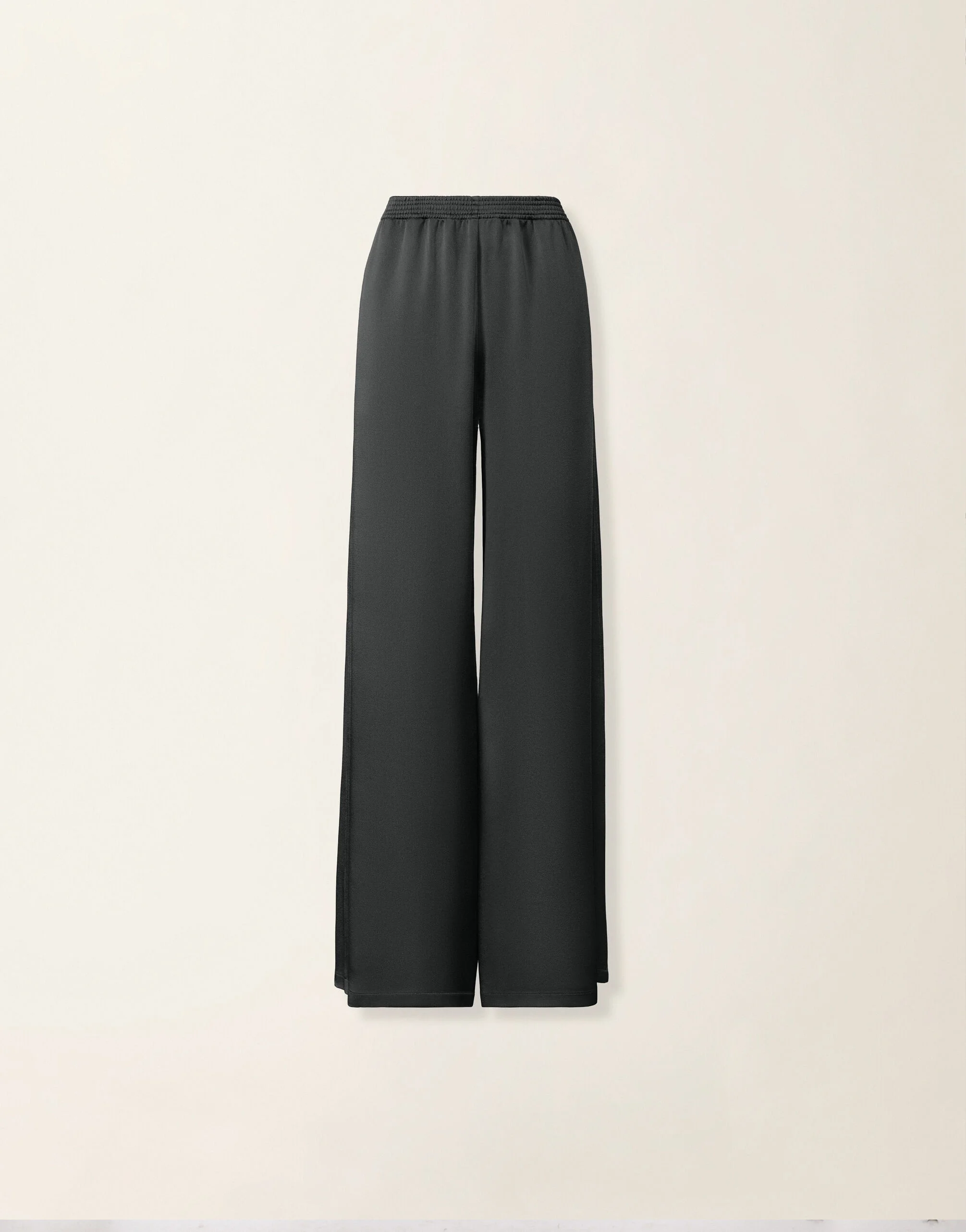 Wide-leg enver satin trousers - 1