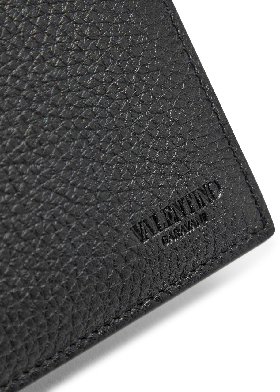 Valentino Garavani Rockstud Grained Leather Wallet - 4