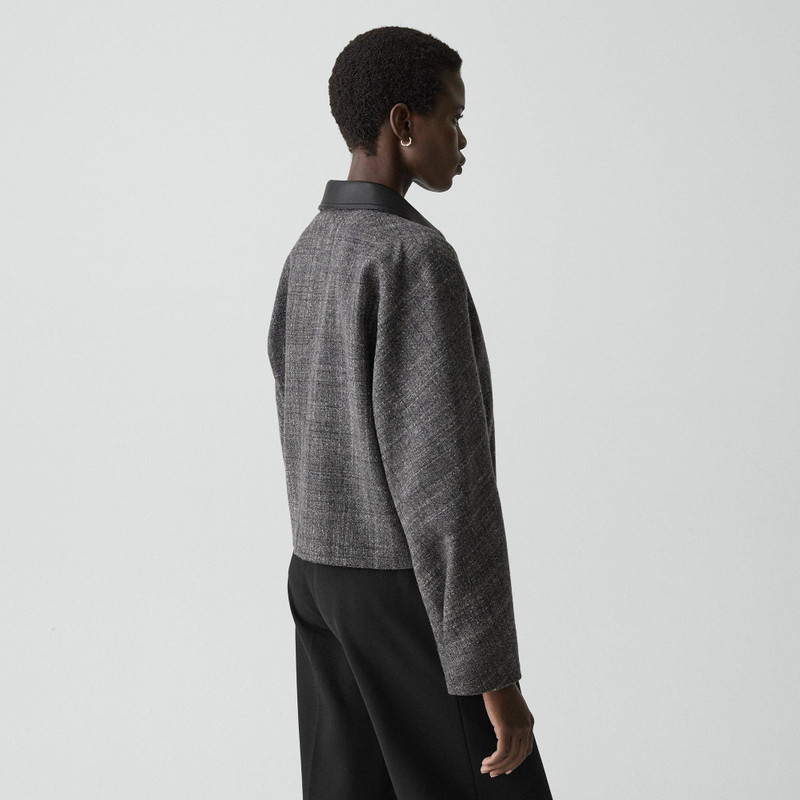 Curve Sleeve Jacket in Malfile Wool 4