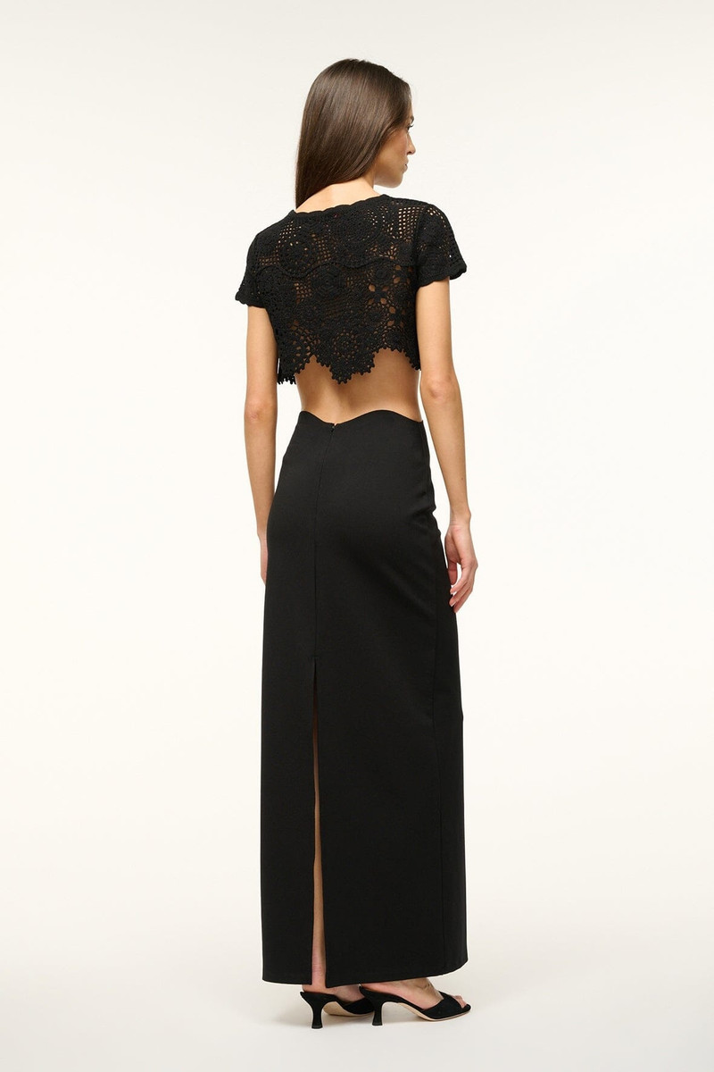 STAUD PETUNIA SKIRT BLACK 3