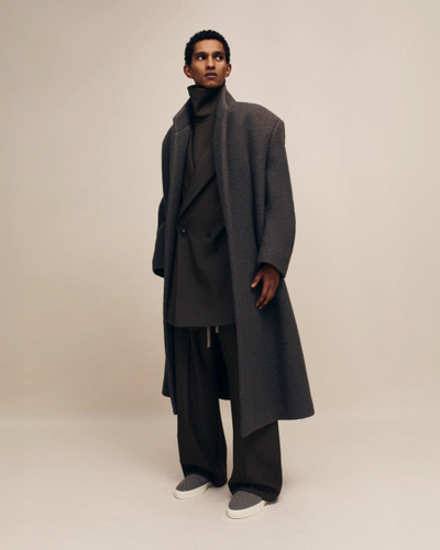 Fear of God Boiled Wool Stand Collar Overcoat outlook